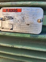 Reliance 250 HP 1200 RPM 449TD Squirrel Cage Motors h1025