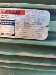 Reliance 250 HP 1200 RPM 449TD Squirrel Cage Motors h1027
